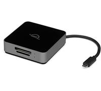 OWC Atlas Dual CFexpress + Lector de Tarjetas SD, USB-C Doble Ranura CFexpress Tipo B y SDXC UHS-II Lector de Tarjetas (OWCTCCFXBSDRDR)