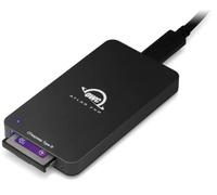 OWC Atlas FXR - Lector de Tarjetas CFexpress Thunderbolt (USB-C) + USB 3.2 (10Gb/s), CFexpress Tipo B ultracompacto y universalmente Compatible para DIT, fotógrafos, videógrafos y Creadores