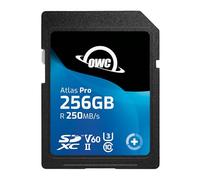 OWC Atlas Pro SDXC UHS-II V60 Tarjeta de Memoria, rentable y de máxima Calidad para los usos más habituales de Captura de Fotos y vídeos de hasta 4K - 256GB
