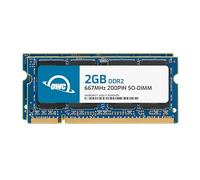 OWC Memoria RAM SO-DIMM PC5300 DDR2 de 4 GB (2 x 2 GB) Compatible con MacBook, MacBook Pro, iMac, Mac Mini Core 2 Duo Modelos (OWC5300DDR2S4GP)