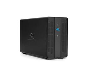 OWC Mercury Pro U.2 Dual 4TB (8x 480GB) Solución de almacenamiento externo Thunderbolt de ocho unidades con unidades de estado sólido NVMe M.2 y SoftRAID XT