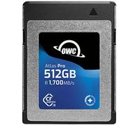 OWC Tarjeta CFexpress Tipo B de 512 GB Atlas Pro de Alto Rendimiento, Medios CFX de Alta Capacidad de Grado Profesional, con Imagen Raw súper rápida y Captura de Video de Calidad de Cine de hasta 8 K