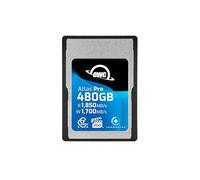 OWC Tarjeta de memoria Atlas Pro de alto rendimiento Cfexpress 4.0 tipo A de 480 GB, grado profesional, hasta 1850 MB/s de lectura y 1700 MB/s de velocidad de escritura