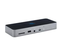 OWC Thunderbolt Dock con 11 Puertos, Pantallas 8k, 2X 4k @ 60Hz, 1x 4k @ 120Hz, Gigabit Ethernet, 3X TB4 (USB-C), 3X USB Gen 2 Tipo-A, 1x USB 2, Cable Incluido, Space Grey