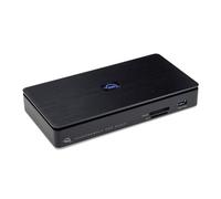 OWC Thunderbolt Pro Dock - 2X Thunderbolt 3 (USB-C), 1x USB 3.2 Gen 2 Tipo-C, 3X USB 3.2 Gen 2 Tipo-A, 1x DisplayPort, 1x 10 Gigabit Ethernet (10GbE), 1x Ranura para CFexpress, 1 Ranura para SD Black
