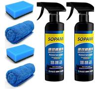 Owcahpc Sopami Car Coating Spray, 2024 New Upgrade Sopami Quick Effect Coating Agent, Sopami Car Scratch Wax Polish Spray Waterless Wash, 3 in 1 High Protection Quick Car Coating Spray