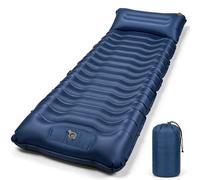 Owelth Colchoneta autoinflable para exteriores, 14 cm, colchón de aire grueso, colchoneta para acampar con almohada, plegable, esterilla de camping compacta, para senderismo, viajes, playa, 192 x 68 x