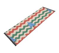 OWFKAY Alfombra de pasillo con patrón de árbol de Navidad dibujado a mano, tapetes largos para interiores, antideslizante, ultrasuave, para dormitorio, baño, lavandería, sala de estar, 183 x 60 cm.