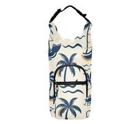 OWFKAY Bolsa de transporte para botellas de agua, diseño de árbol de coco, lanza y ondas, accesorios deportivos para botellas de agua, multicolor, Talla única, Bolsa transportadora para botellas de