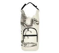 OWFKAY Bolsa de transporte para botellas de agua, Spinosaurus, esqueleto, fósil, soporte para botellas de agua, accesorios deportivos, multicolor, Talla única, Bolsa transportadora para botellas de