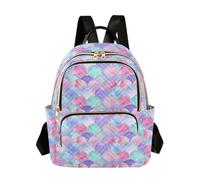 OWFKAY Dreamy - Mochila pequeña con escamas de sirena para mujer, mochila pequeña para niñas, mochila escolar, viajes, antirrobo, casual, Dreamy Mermaid Scale, M, Mochila para mujer