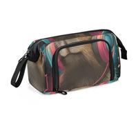 OWFKAY Estuche para lápices de gran capacidad, organizador para escuela, universidad, oficina, para adolescentes, niñas, adultos, estudiantes, escuchar música Capybara, Escucha música Capibara, Talla
