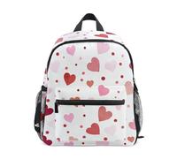 OWFKAY Love Dot - Mochilas infantiles para niñas y niños, mochila pequeña para guardería o escuela