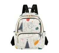 OWFKAY Mathematical Formulas - Mochila pequeña para mujer, mochila pequeña para niñas, mochila escolar, viajes, antirrobo, casual, Fórmulas matemáticas, S, Mochila para mujer