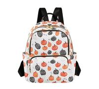 OWFKAY Mochila escolar para niñas y mujeres, adolescentes, escuela, secundaria, casual, mini mochila pequeña, mochila de día, S, calabaza, palabra, act up, Pumpkin Word Act Up, M