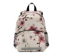 OWFKAY Mochila para niños pequeños, color beige, con diseño de pera y ciruela, para guardería, mochila escolar para niñas, pequeña