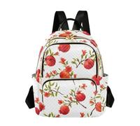 OWFKAY Mochila pequeña con diseño de frutas de granada para mujer, mochila pequeña para niñas, mochila escolar, viajes, antirrobo, casual, Frutas de granada, S, Mochila para mujer