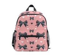 OWFKAY Mochilas infantiles con patrón de lazo para niñas, mochilas pequeñas para guarderías, mochilas escolares