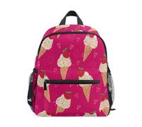 OWFKAY Mochilas infantiles de helado, fresa, para niñas, mochilas pequeñas para guarderías, mochilas escolares