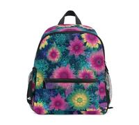 OWFKAY Mochilas infantiles de mandala de teñido anudado para niños y niñas, mochilas pequeñas para guardería o escuela