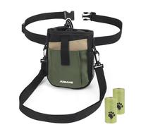 OWill Bolsa Premios Perro Bolsa Chuches Perro con Cierre Magnético y Bandolera Ajustable, Ligero para Caminatas y Entrenamiento de Mascotas, Incluye Dispensador de Bolsas de Caca