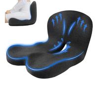 OWill Cojin Antiescaras, Cojin Viscoelastico, Cojin Silla Oficina, Cojin Coxis Ortopedico Antiestrés Eficaz, Cojin Coxis Favorece la Circulación Sanguínea, Oficina Cojín Antiescaras