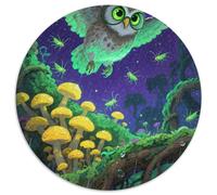 Owl 1000 Pieces Jigsaw Puzzles For Adults Family Challenge Toys Stress Relieving Entertainment Cultivate The Spirit of Teamwork for Men, Women, Elders, Seniors 1000pcs (67.5x67.5cm)
