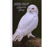 Owl 2026/2027 A5 Week To View Hardback Academic Diary With Weekly Affirmations: Cute Student Mid Year School Planner With Timetable