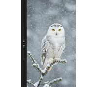 Owl Among the Pines Winter Writing Journal | Holiday Aesthetic Gift: 120 lined pages, 5 x 8 inches, snowflake-theme endpapers, everyday use, school, office supply, self care diary