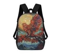 Owl And Sunset Mochila Escolar Para La Escuela Secundaria, Preparatoria, Universidad, Viajes Para Niñas, Niños Y Adolescentes 17inch