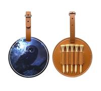 Owl at Night - Bolsa de almacenamiento multifuncional para camisetas de golf, material de poliuretano duradero