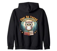Owl Be There for My Students Juego de Palabras de Regreso a la Escuela para Profesores Sudadera con Capucha