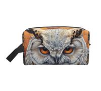 Owl Beliefs - Bolsa de almacenamiento portátil de viaje para artículos de tocador de gran capacidad, poliéster 600D, bolsa de almacenamiento de cosméticos