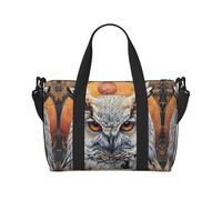 Owl Beliefs - Bolsa de viaje para mujer, ligera, para artículos personales, Black, Talla única