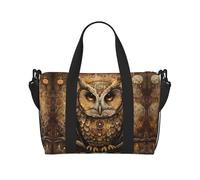 Owl Beliefs - Bolsa de viaje para mujer, ligera, para artículos personales, Black, Talla única