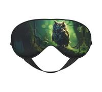 Owl Beliefs Máscara de ojos para dormir, máscara de sueño que bloquea perfectamente la luz para mujeres y hombres, diadema suave y cómoda para viajar