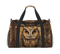 Owl Beliefs Weekender Overnight Carry On Bag para mujeres y hombres, perfecta para viajeros frecuentes, Black, Talla única