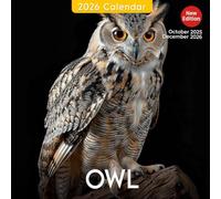 Owl Calendar 2026: A Year of Mysterious and Wise Owls in the Night Sky | Kalender Calendario Calendrier