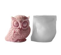 Owl Candle Making Mold, 3d Owl Silicone Mold, Candle Making Mold For Beginners, Animal Lovers Candle Mold, Owl Statue Candle Mold, Silicone Candle Making Mold