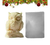 Owl Candle Making Mold, Craft Mold, Owl Silicone Mold For Candle Making, Owl Resin Mold, Beginners Animal Lovers Molding Animal Statue Family Couple Hands-On Fun For Candle, Plaster