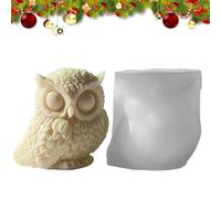 Owl Candle Making Mold, Craft Mold, Owl Silicone Mold For Candle Making, Owl Resin Mold, Beginners Animal Lovers Molding Animal Statue Family Couple Hands-On Fun For Candle, Plaster
