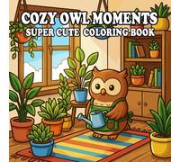 Owl Coloring Book: Cute & Cozy Owls for Kids and Adults Relaxation and Creative Calm