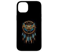 Owl Dreamcatcher Native American Indian Feathers Arts Carcasa para iPhone 14 Plus