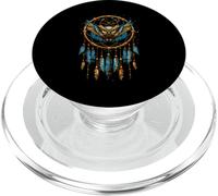 Owl Dreamcatcher Native American Indian Feathers Arts PopSockets PopGrip para MagSafe