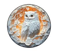 Owl For Adults | 150 Pieces 3D Wooden Owl Puzzle Hard Jigsaw | Bird, Hard Adult Thanksgiving, Christmas