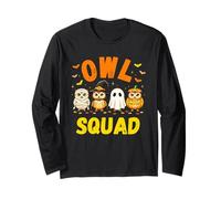 Owl Halloween Squad Costume | Happy Owloween Team Manga Larga