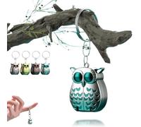 Owl Keychain Nail Clipper, 2025 New German Professional Stainless Steel Mini Nail Clippers, 2-in-1 Foldable Owl Nail Clipper with Nail File, Owl Keychain Gifts (Style A,2 Pcs)