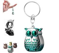 Owl Keychain Nail Clipper, Portable Owl Keychain Nail Clipper, 2-in-1 Foldable Owls Nails Clippers, German Professional Stainless Steel Mini Nails Clippers (B)