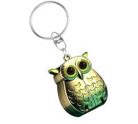 Owl Keychain Nail Clipper, Portable Owl Keychain Nail Clipper, Unique Gifts, 2-in-1 Foldable with File (Gold)