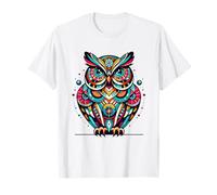 Owl Midcentury Mid Century Retro Hoot Animal Camiseta